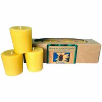 pure tea light beeswax candles