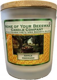 apple orchard candle container