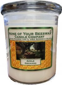 apple orchard candle jar